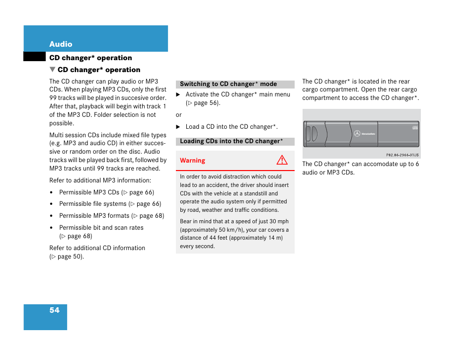 Mercedes-Benz G-Class 2007 COMAND Manual User Manual | Page 54 / 206