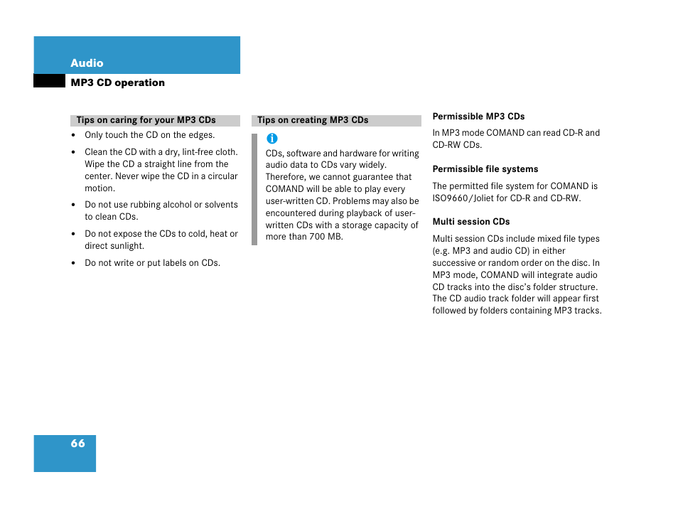Mercedes-Benz G-Class 2007 COMAND Manual User Manual | Page 66 / 206