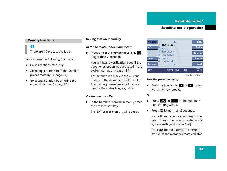 Mercedes-Benz G-Class 2007 COMAND Manual User Manual | Page 83 / 206