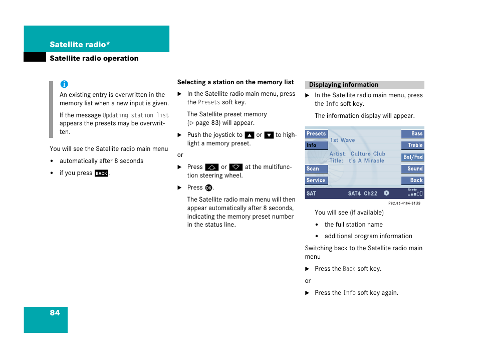 Mercedes-Benz G-Class 2007 COMAND Manual User Manual | Page 84 / 206