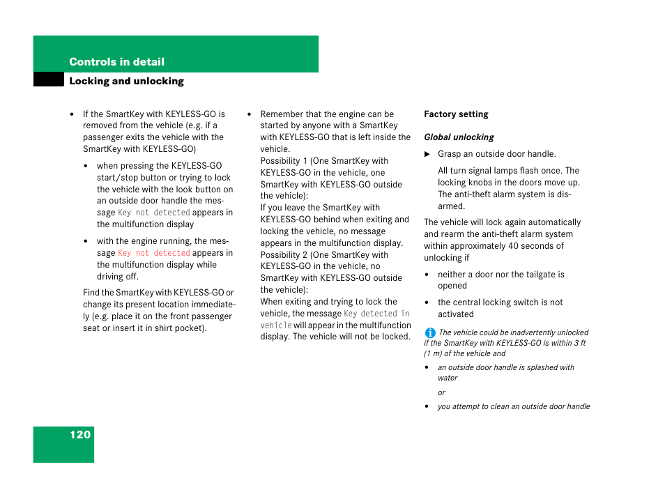Mercedes-Benz GL-Class 2007 Owners Manual User Manual | Page 121 / 595
