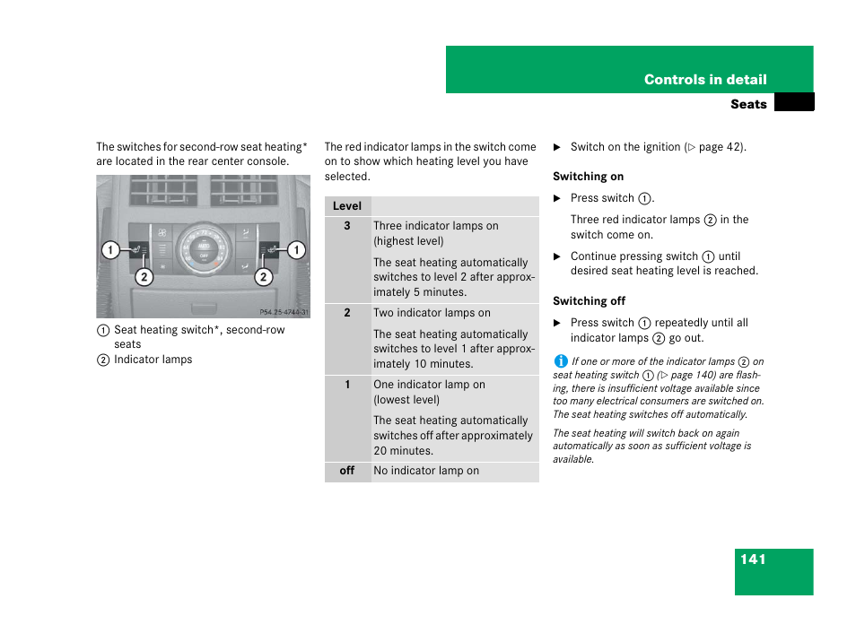 Mercedes-Benz GL-Class 2007 Owners Manual User Manual | Page 142 / 595