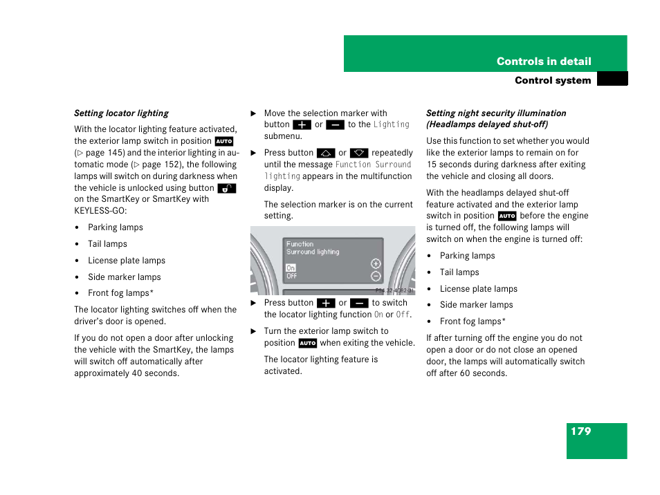 Mercedes-Benz GL-Class 2007 Owners Manual User Manual | Page 180 / 595