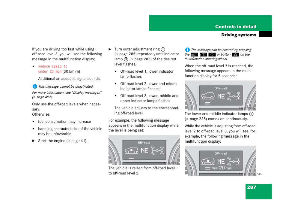 Mercedes-Benz GL-Class 2007 Owners Manual User Manual | Page 288 / 595