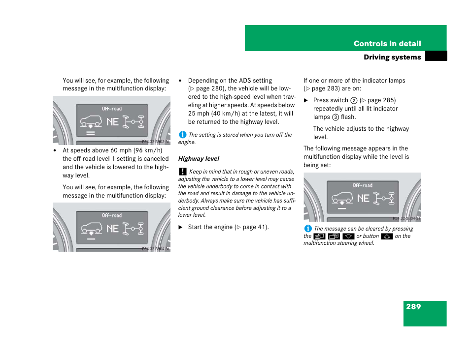 Mercedes-Benz GL-Class 2007 Owners Manual User Manual | Page 290 / 595