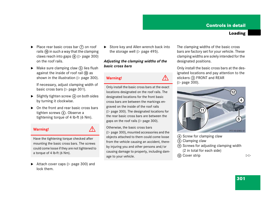 Mercedes-Benz GL-Class 2007 Owners Manual User Manual | Page 302 / 595