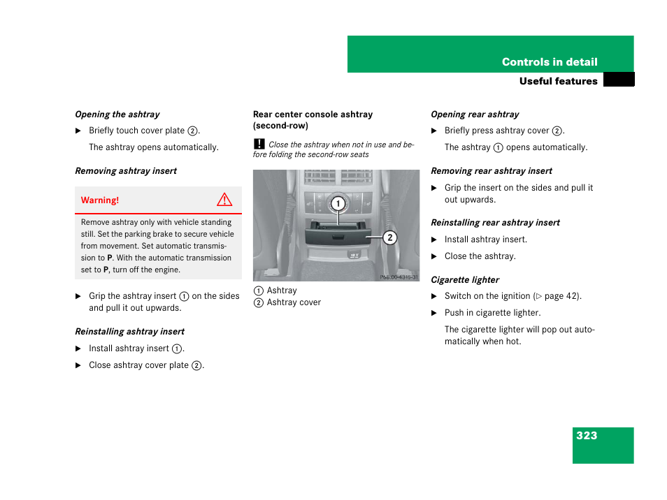 Mercedes-Benz GL-Class 2007 Owners Manual User Manual | Page 324 / 595