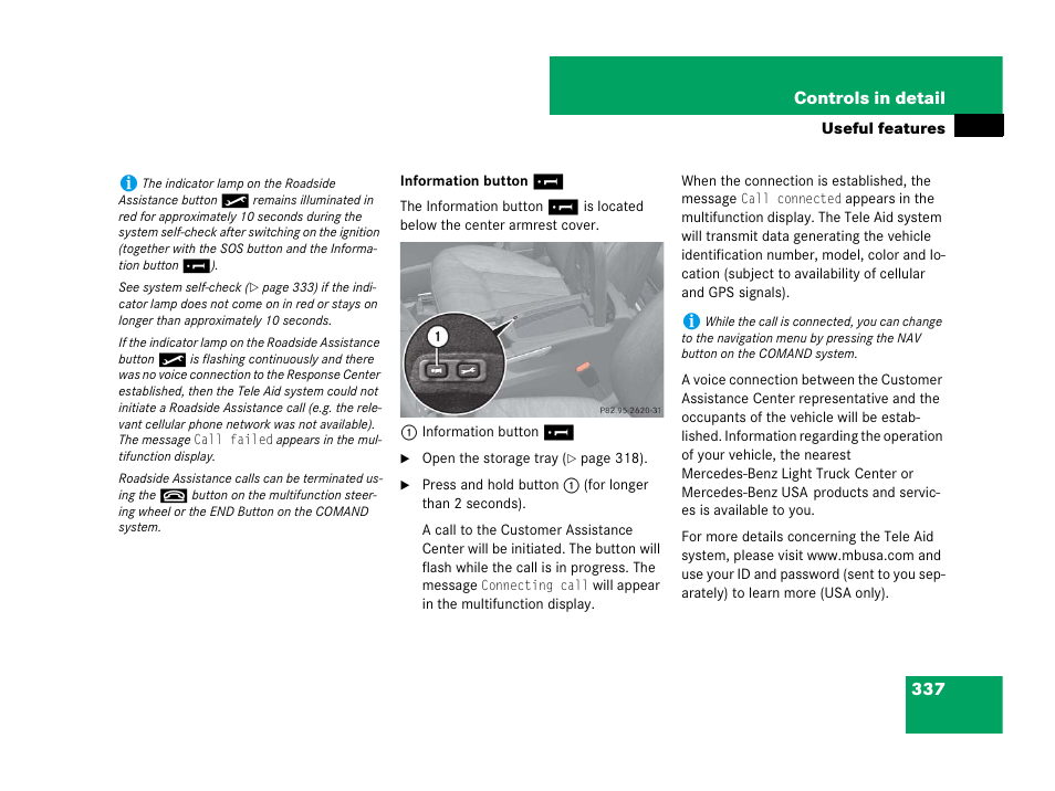Mercedes-Benz GL-Class 2007 Owners Manual User Manual | Page 338 / 595