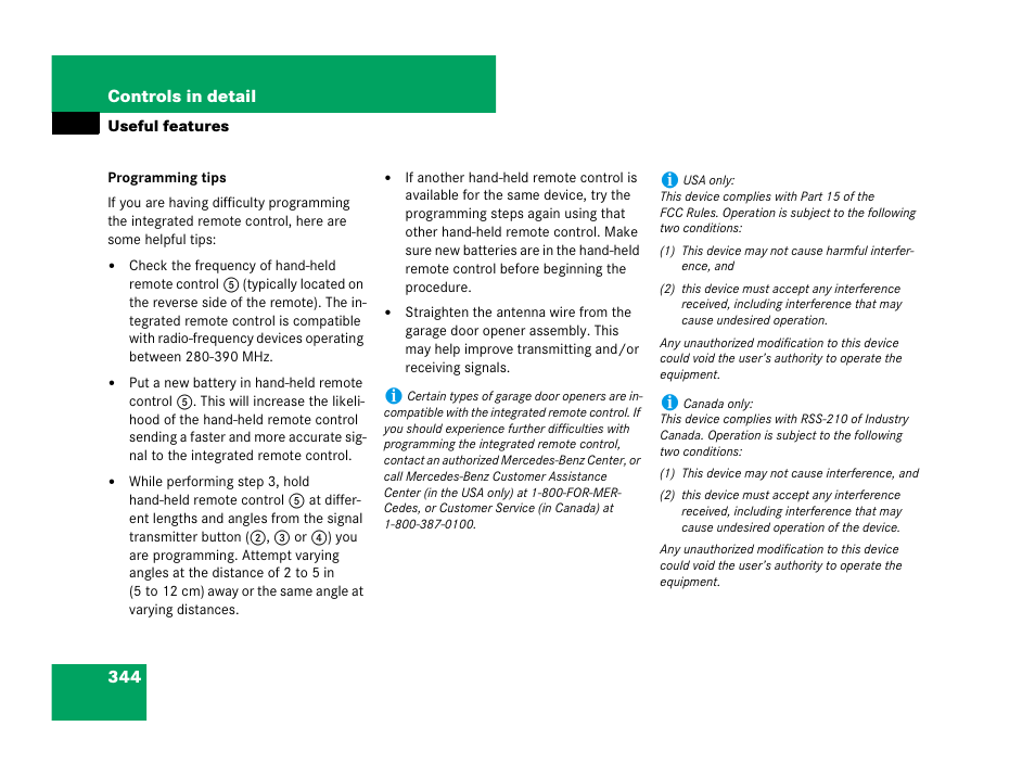 Mercedes-Benz GL-Class 2007 Owners Manual User Manual | Page 345 / 595