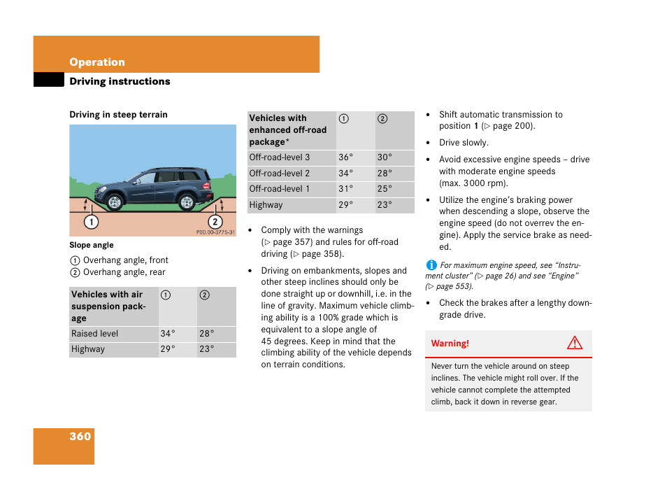 Mercedes-Benz GL-Class 2007 Owners Manual User Manual | Page 361 / 595