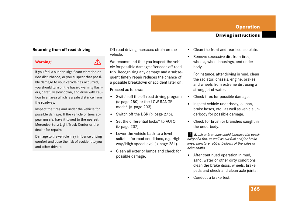 365 operation | Mercedes-Benz GL-Class 2007 Owners Manual User Manual | Page 366 / 595