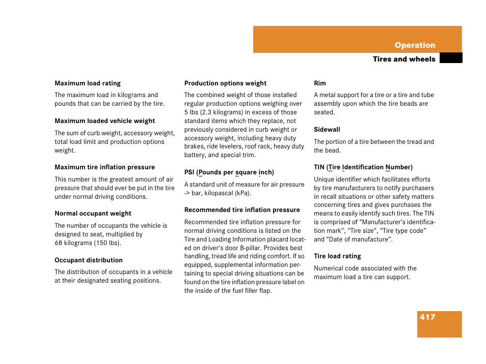 Mercedes-Benz GL-Class 2007 Owners Manual User Manual | Page 418 / 595