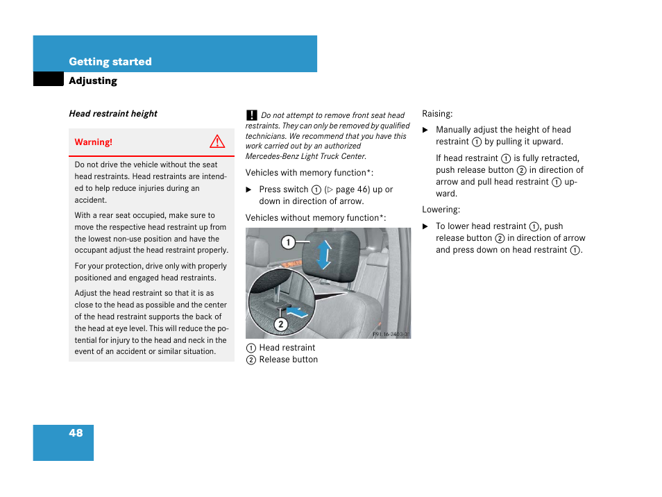 Mercedes-Benz GL-Class 2007 Owners Manual User Manual | Page 49 / 595