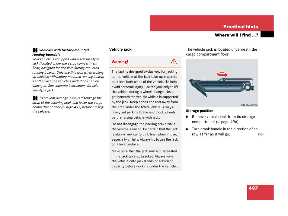 Mercedes-Benz GL-Class 2007 Owners Manual User Manual | Page 498 / 595
