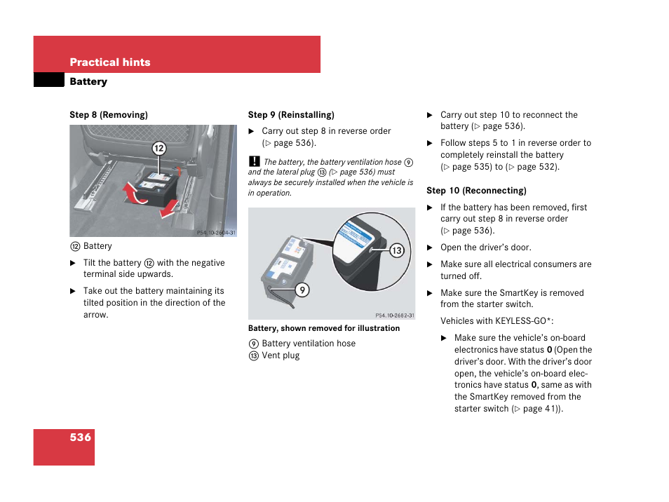 536 practical hints | Mercedes-Benz GL-Class 2007 Owners Manual User Manual | Page 537 / 595