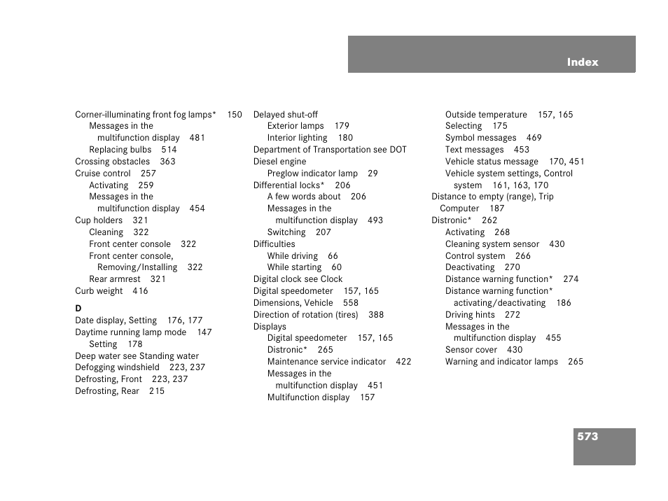 Mercedes-Benz GL-Class 2007 Owners Manual User Manual | Page 574 / 595