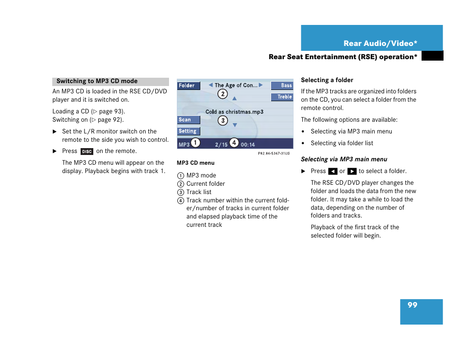 Mercedes-Benz R-Class 2007 COMAND Manual User Manual | Page 101 / 242