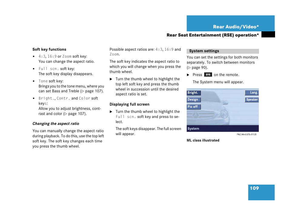 Mercedes-Benz R-Class 2007 COMAND Manual User Manual | Page 111 / 242