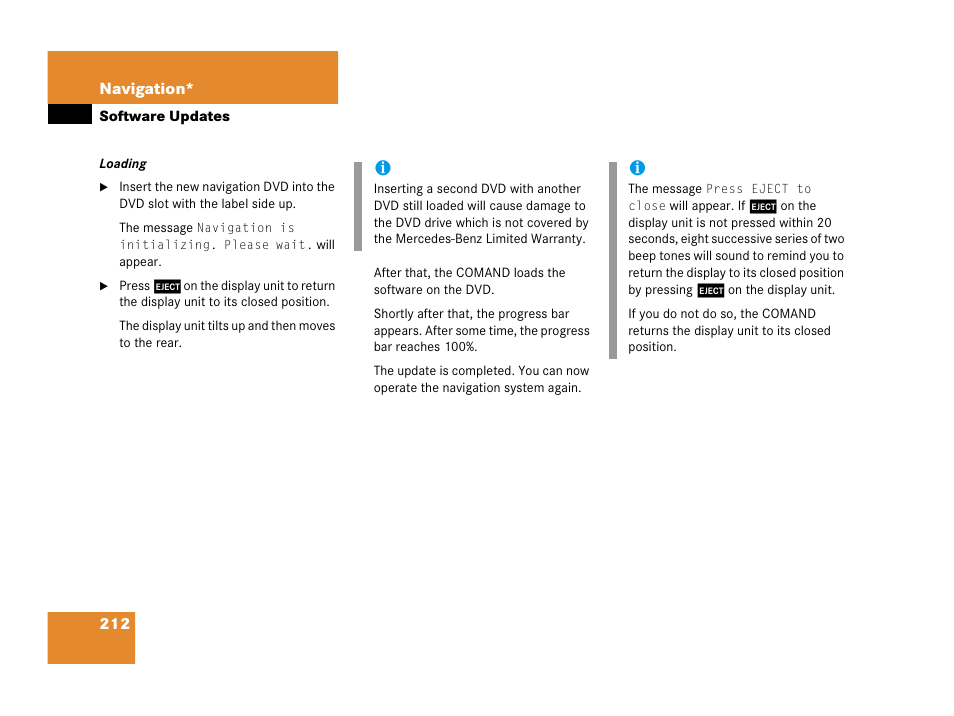 Mercedes-Benz R-Class 2007 COMAND Manual User Manual | Page 214 / 242