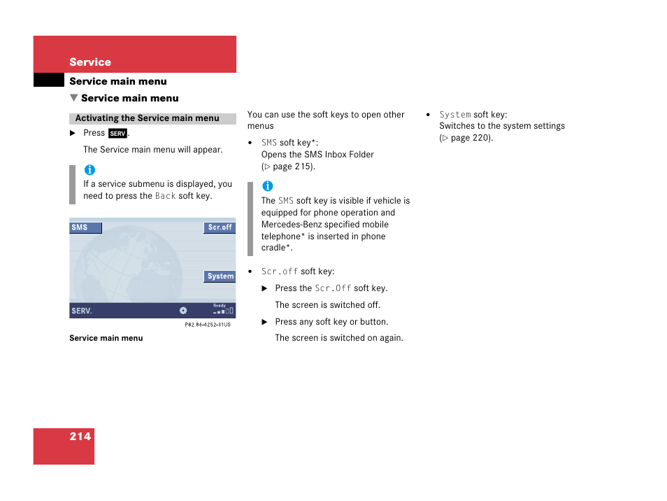Mercedes-Benz R-Class 2007 COMAND Manual User Manual | Page 216 / 242