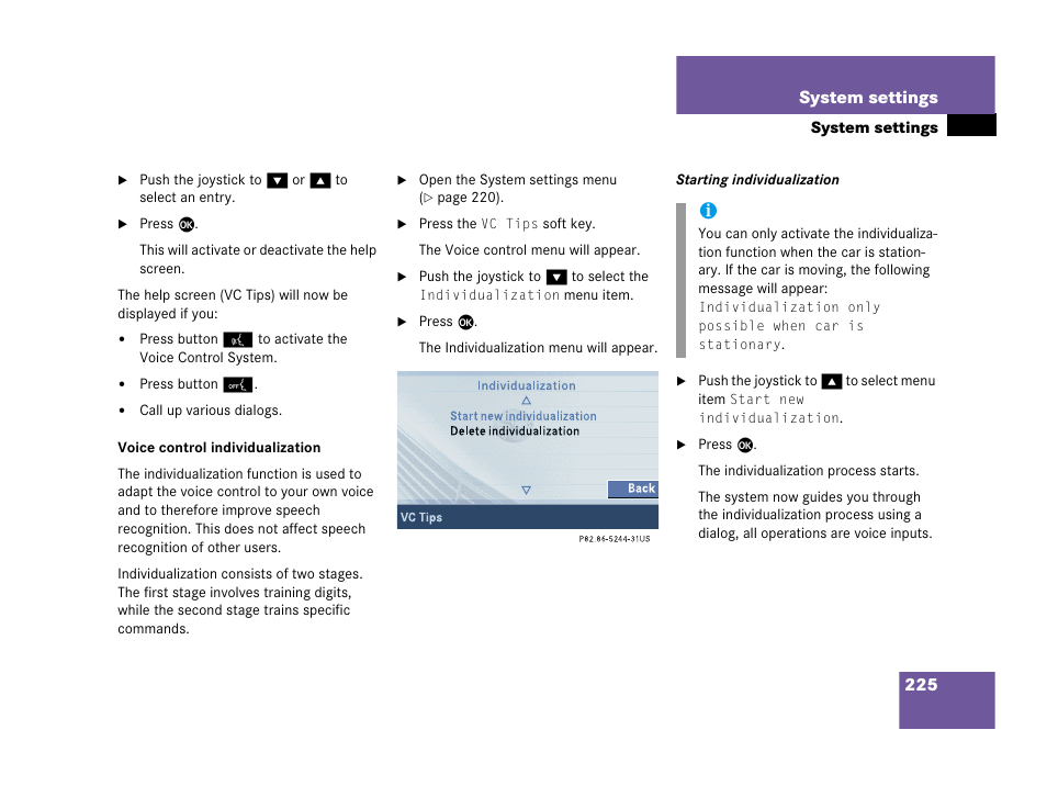 Mercedes-Benz R-Class 2007 COMAND Manual User Manual | Page 227 / 242