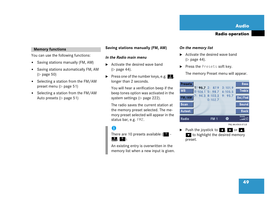 Mercedes-Benz R-Class 2007 COMAND Manual User Manual | Page 51 / 242