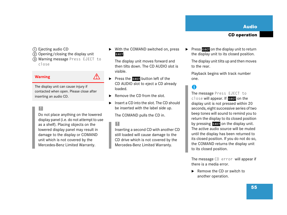 Mercedes-Benz R-Class 2007 COMAND Manual User Manual | Page 57 / 242