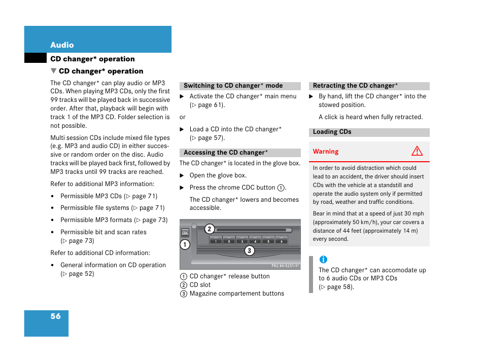 Mercedes-Benz R-Class 2007 COMAND Manual User Manual | Page 58 / 242