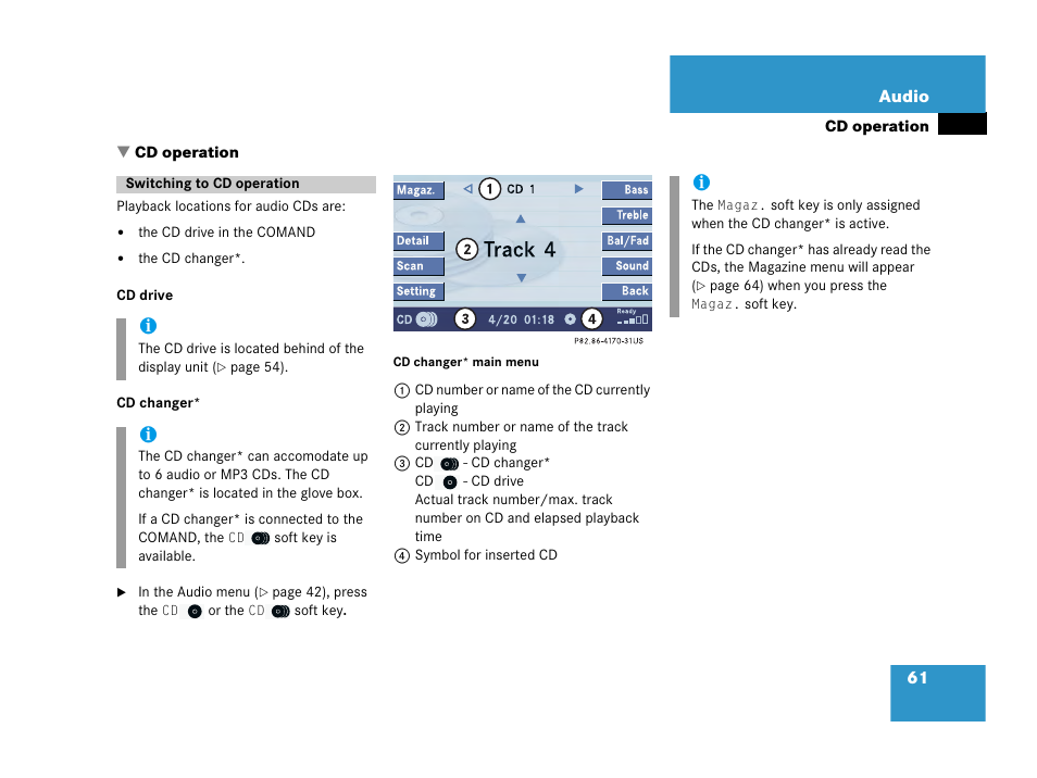 Mercedes-Benz R-Class 2007 COMAND Manual User Manual | Page 63 / 242