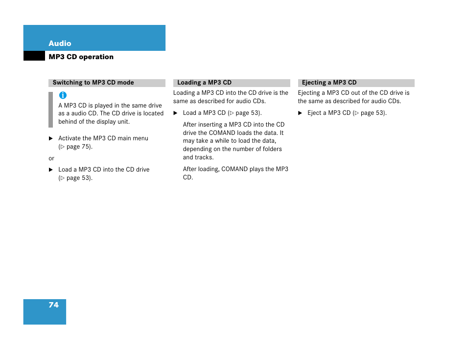 Mercedes-Benz R-Class 2007 COMAND Manual User Manual | Page 76 / 242