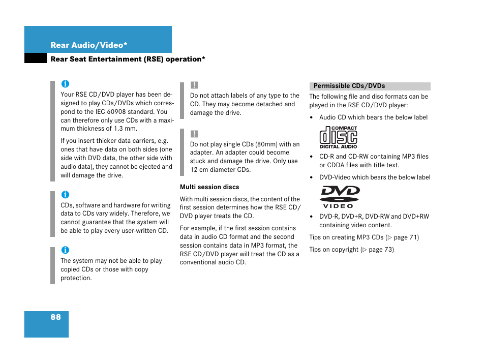 Mercedes-Benz R-Class 2007 COMAND Manual User Manual | Page 90 / 242