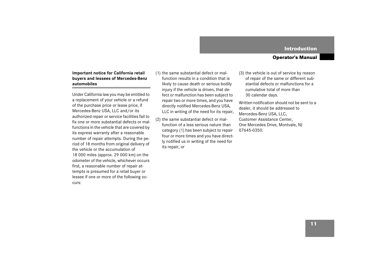 Mercedes-Benz M-Class 2007 Owners Manual User Manual | Page 12 / 585