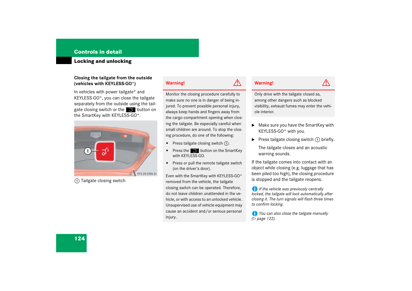 Mercedes-Benz M-Class 2007 Owners Manual User Manual | Page 125 / 585