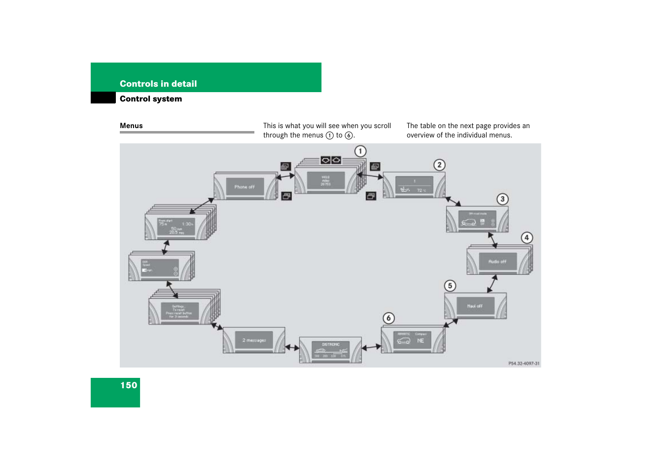 Menus, See “menus | Mercedes-Benz M-Class 2007 Owners Manual User Manual | Page 151 / 585