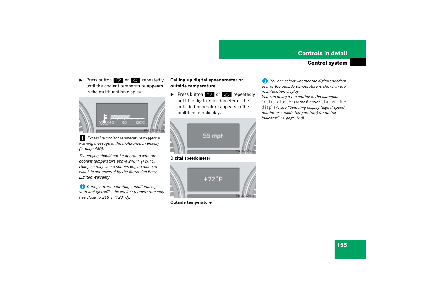 Mercedes-Benz M-Class 2007 Owners Manual User Manual | Page 156 / 585