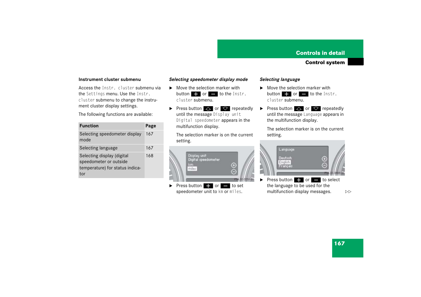 Mercedes-Benz M-Class 2007 Owners Manual User Manual | Page 168 / 585