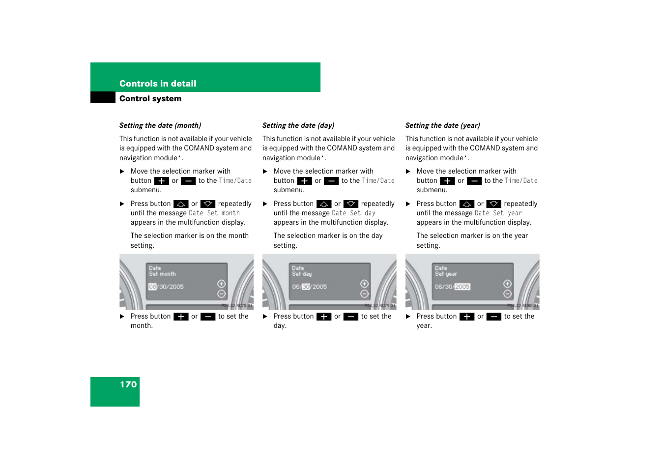 Mercedes-Benz M-Class 2007 Owners Manual User Manual | Page 171 / 585