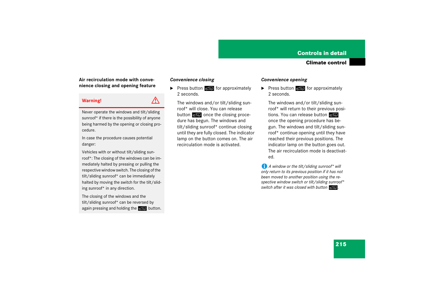 Mercedes-Benz M-Class 2007 Owners Manual User Manual | Page 216 / 585
