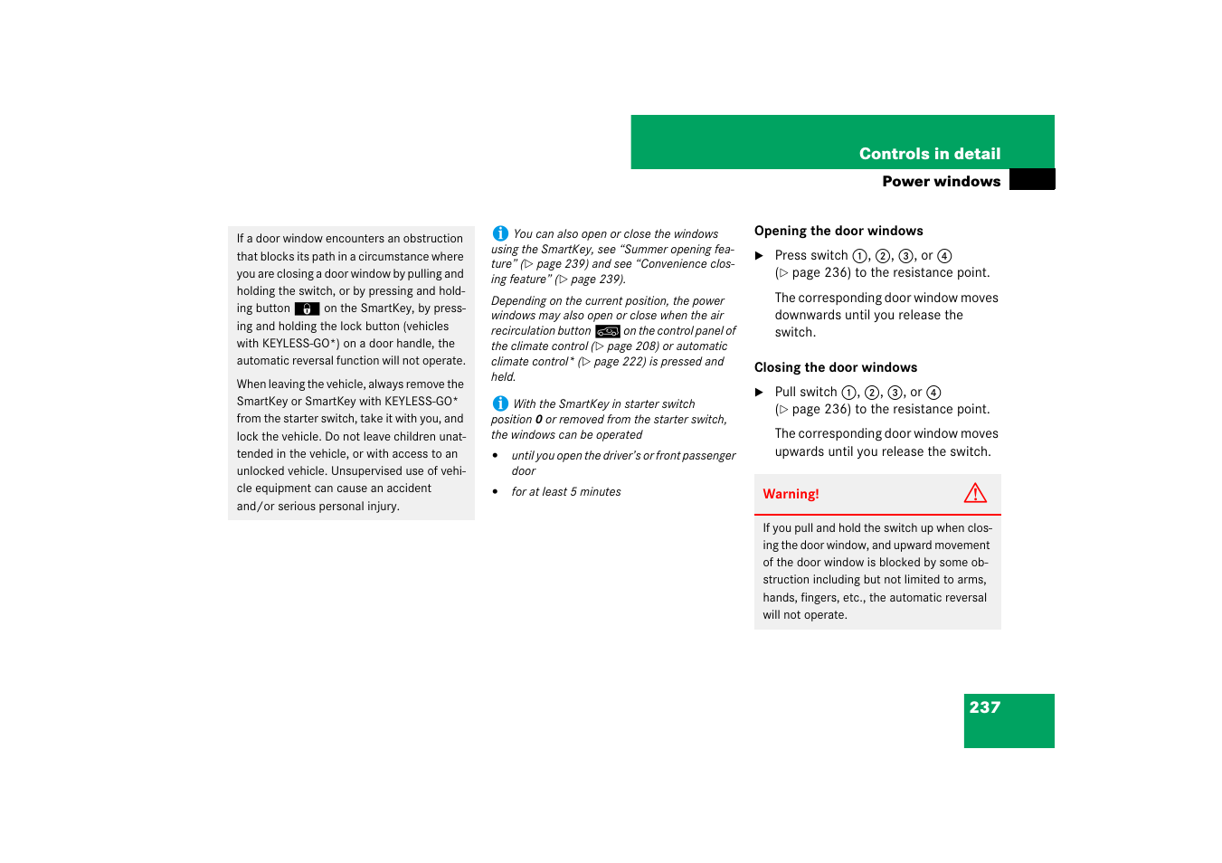 Mercedes-Benz M-Class 2007 Owners Manual User Manual | Page 238 / 585