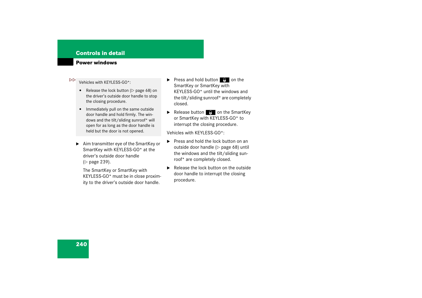 Mercedes-Benz M-Class 2007 Owners Manual User Manual | Page 241 / 585