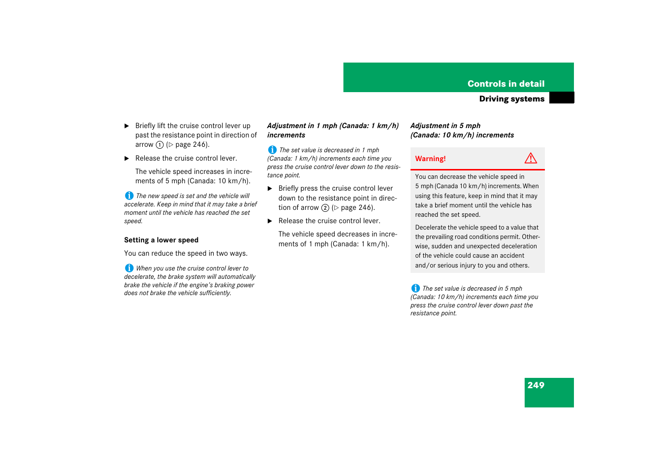 Mercedes-Benz M-Class 2007 Owners Manual User Manual | Page 250 / 585