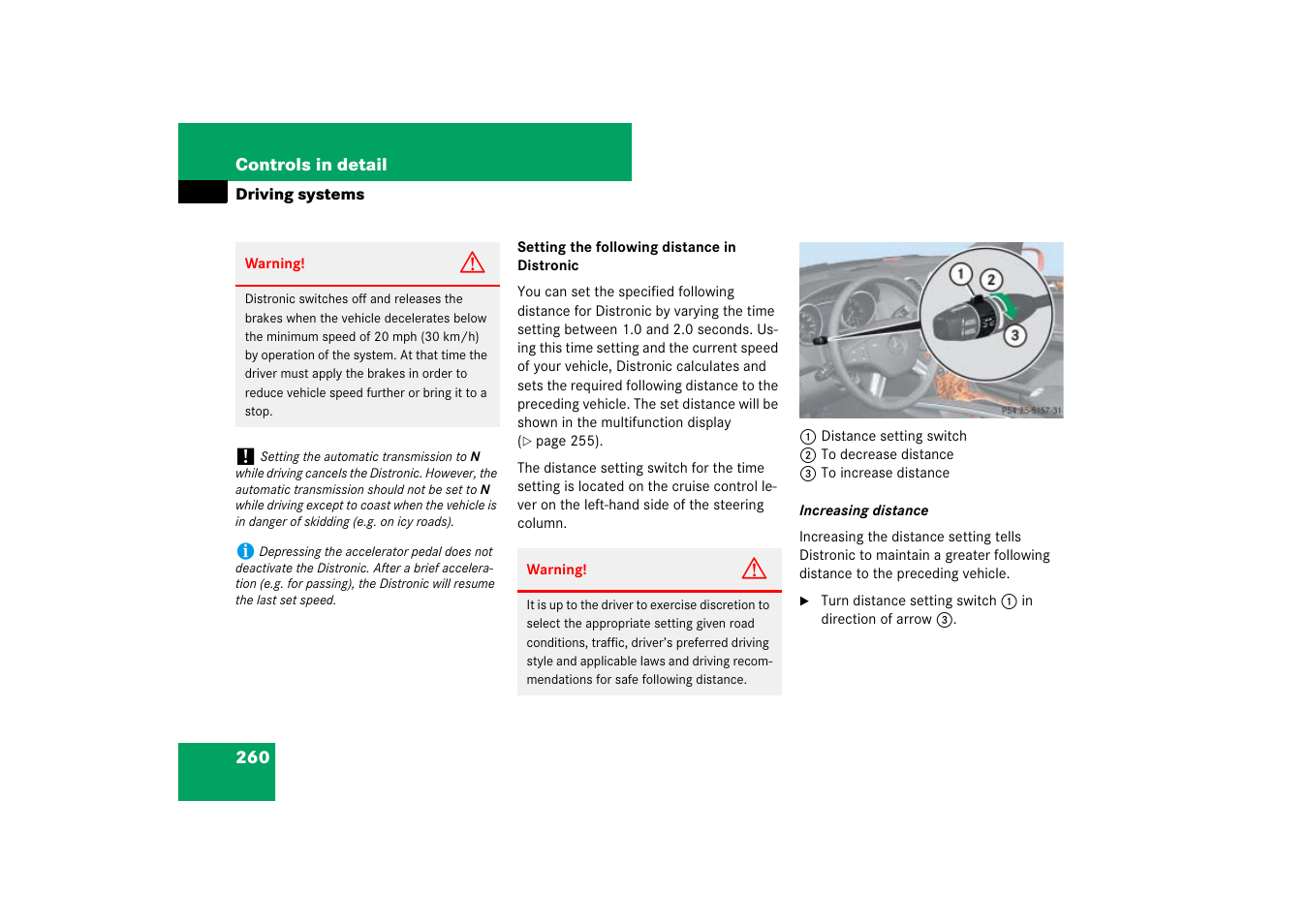 Mercedes-Benz M-Class 2007 Owners Manual User Manual | Page 261 / 585