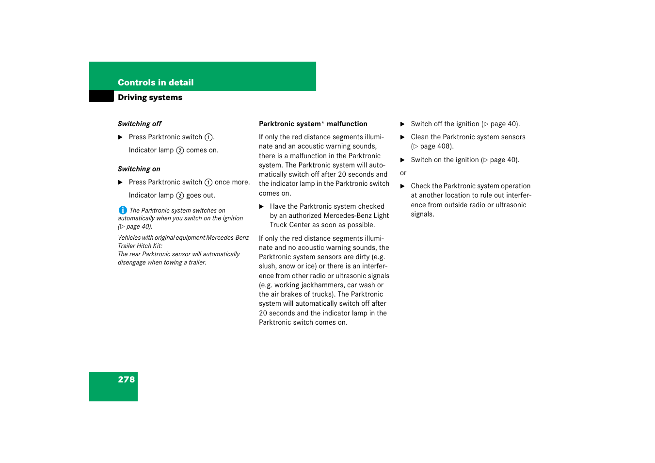 Mercedes-Benz M-Class 2007 Owners Manual User Manual | Page 279 / 585