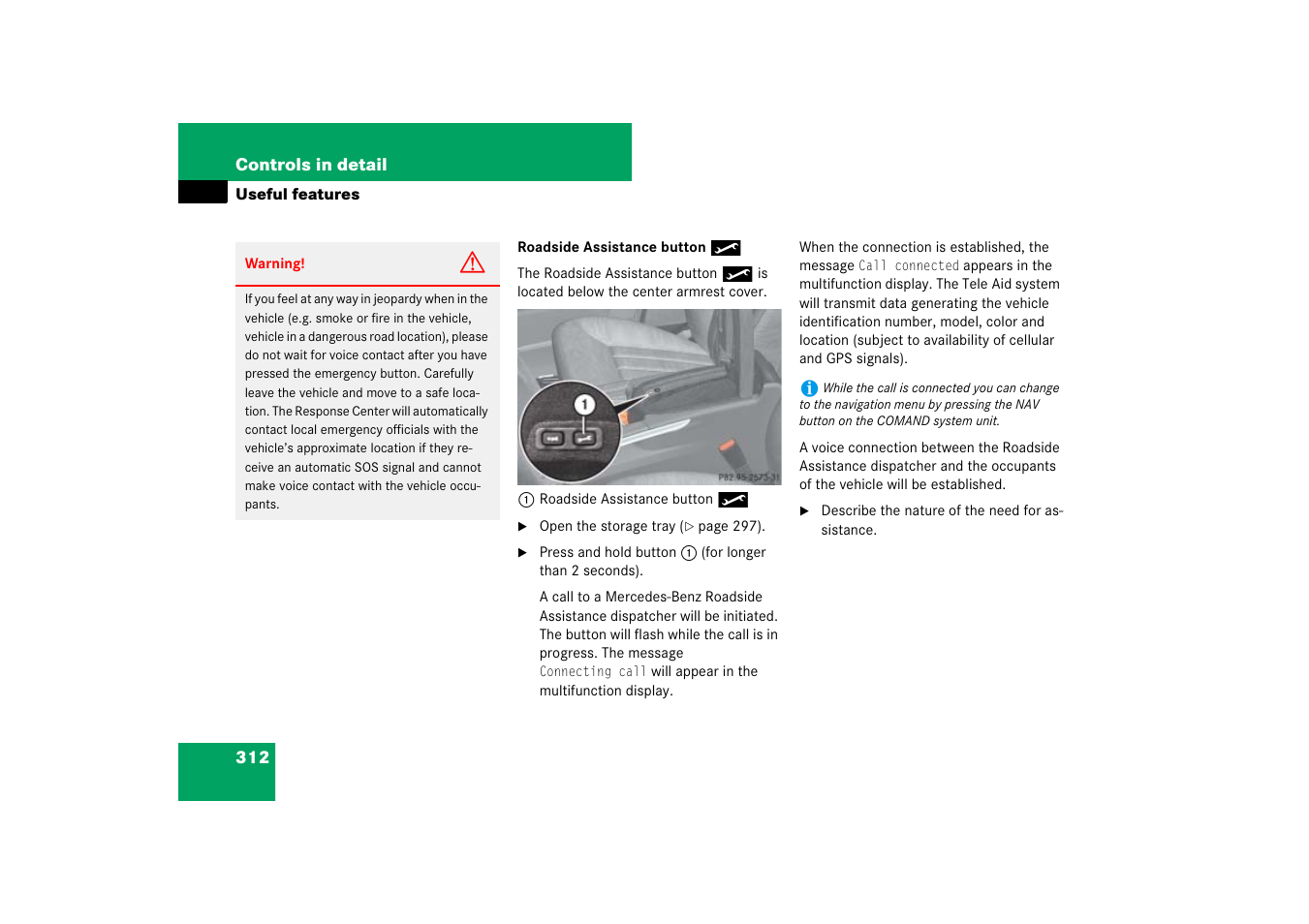 Mercedes-Benz M-Class 2007 Owners Manual User Manual | Page 313 / 585
