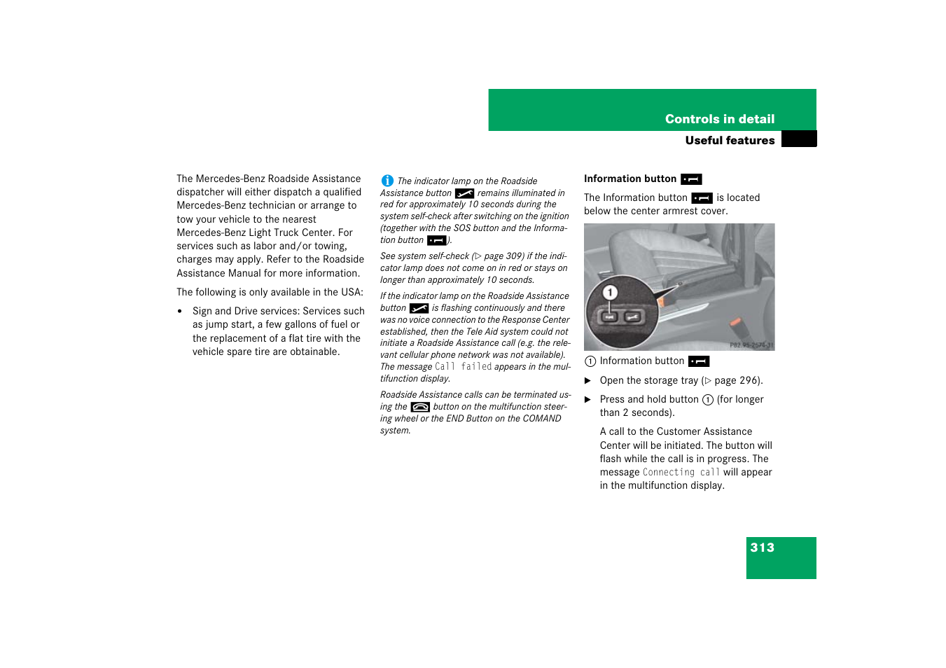 Mercedes-Benz M-Class 2007 Owners Manual User Manual | Page 314 / 585