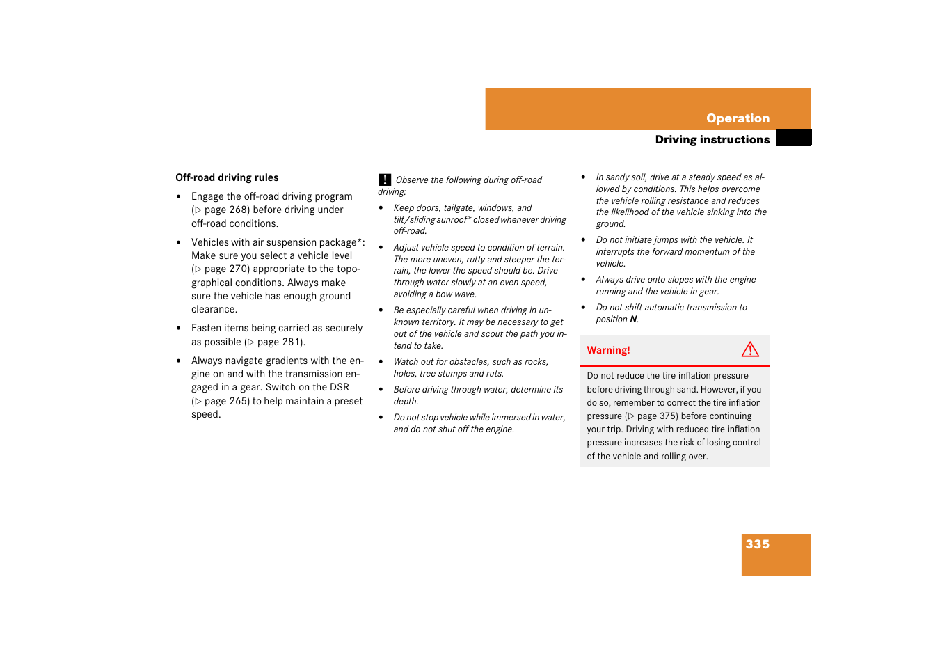 Mercedes-Benz M-Class 2007 Owners Manual User Manual | Page 336 / 585