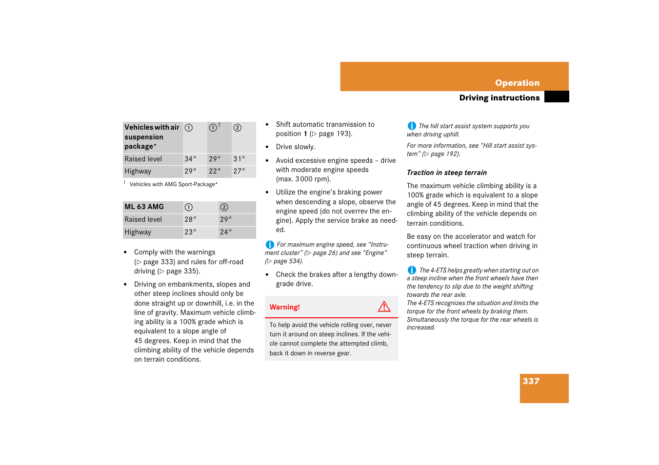 Mercedes-Benz M-Class 2007 Owners Manual User Manual | Page 338 / 585