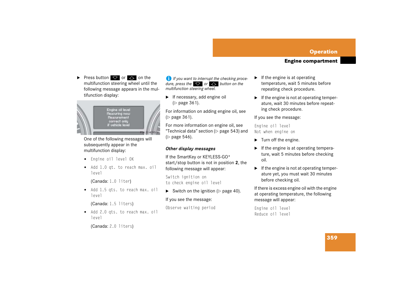 Mercedes-Benz M-Class 2007 Owners Manual User Manual | Page 360 / 585