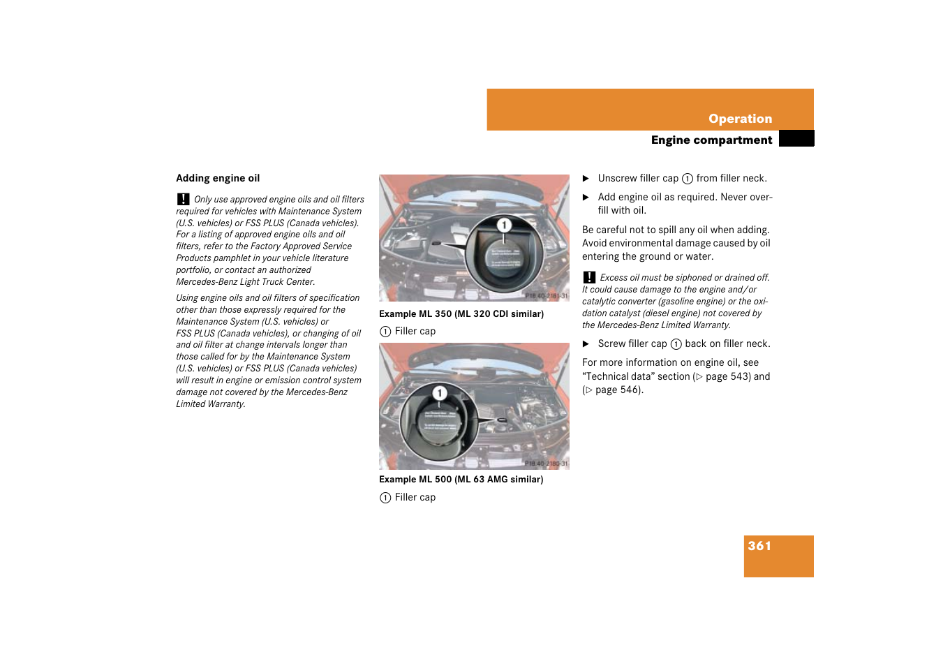 Mercedes-Benz M-Class 2007 Owners Manual User Manual | Page 362 / 585