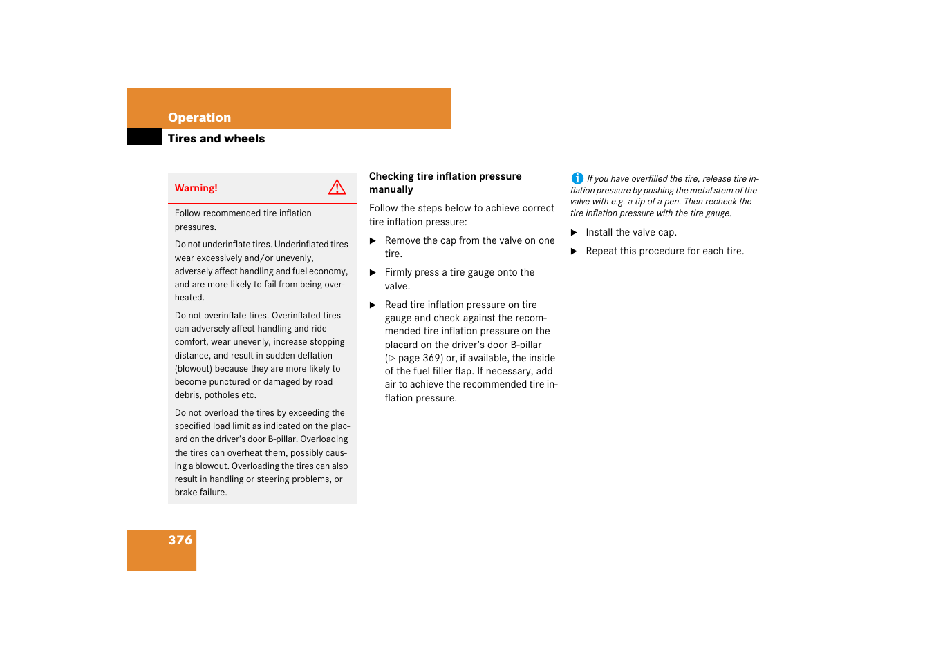 Mercedes-Benz M-Class 2007 Owners Manual User Manual | Page 377 / 585